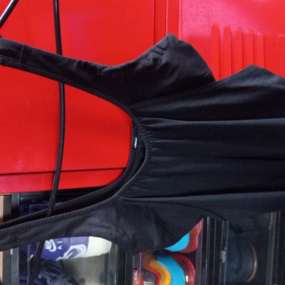 LULULEMON  black drawstring tank top with attached sports bra size 6 - Picture 6 of 8